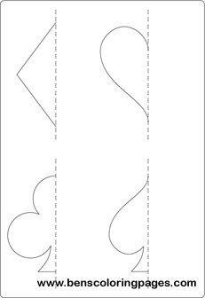 Symmetrical Symmetry Shapes Worksheets Image
