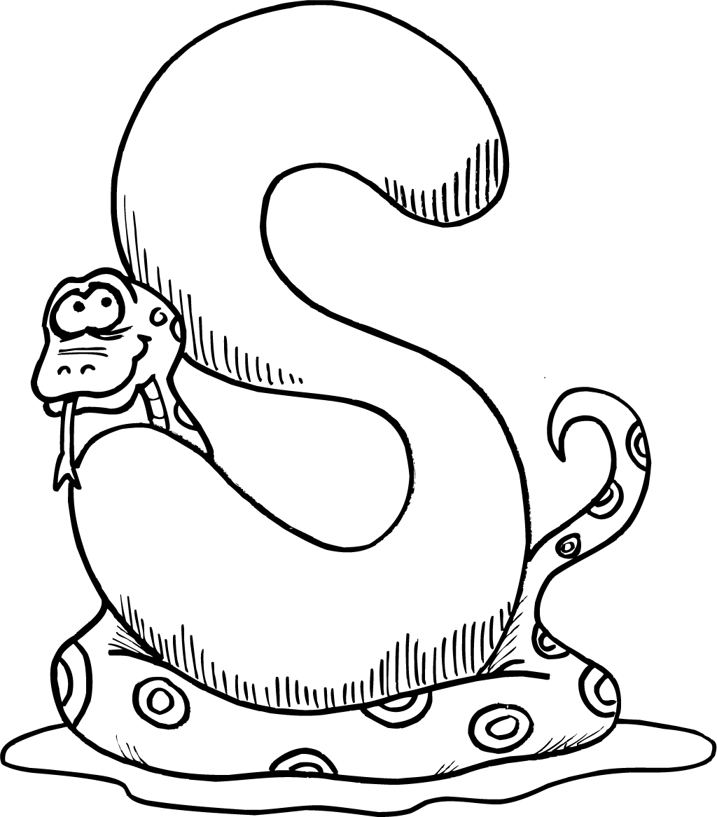 Letter S Coloring Pages Printable Image