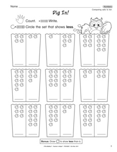 1 to One Correspondence Worksheets Image