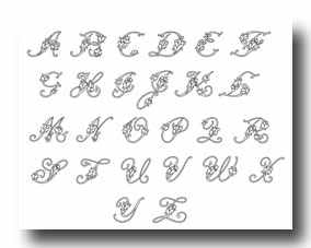 Fancy Cursive Letters Image