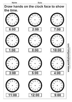 Free Printable Time Clock Worksheets Image