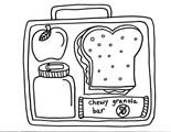 Healthy Lunch Box Coloring Pages Image