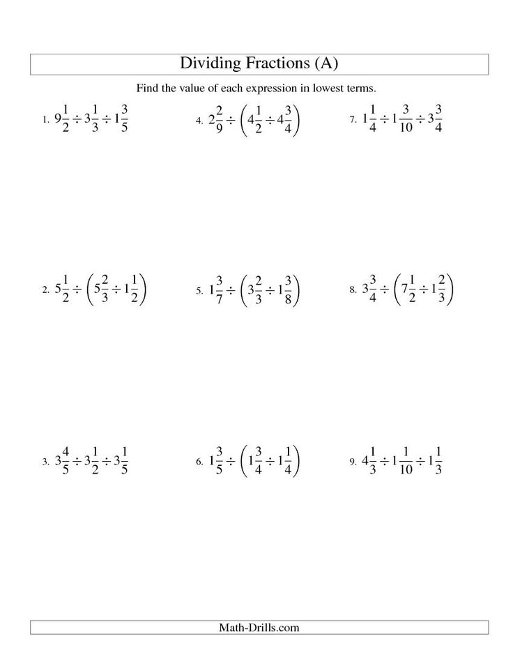 Middle School Math Worksheets Image
