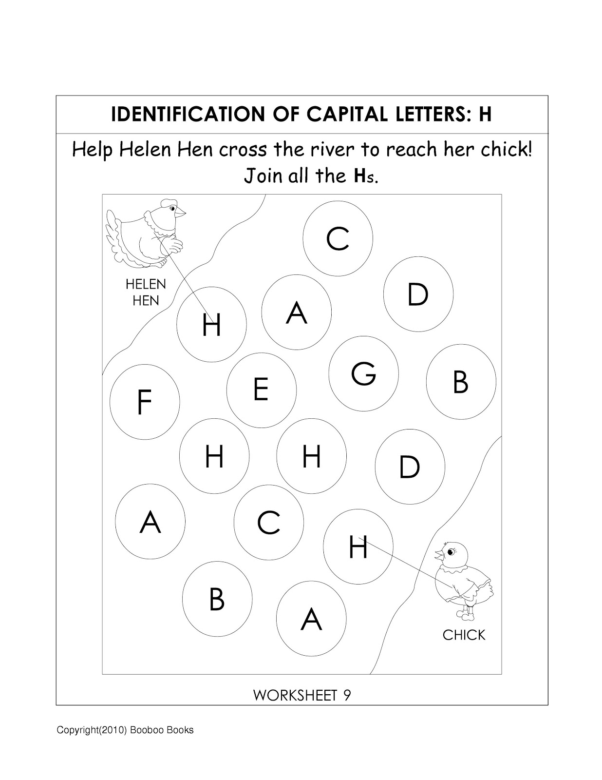 Printable Alphabet Letter H Worksheets Kindergarten Image