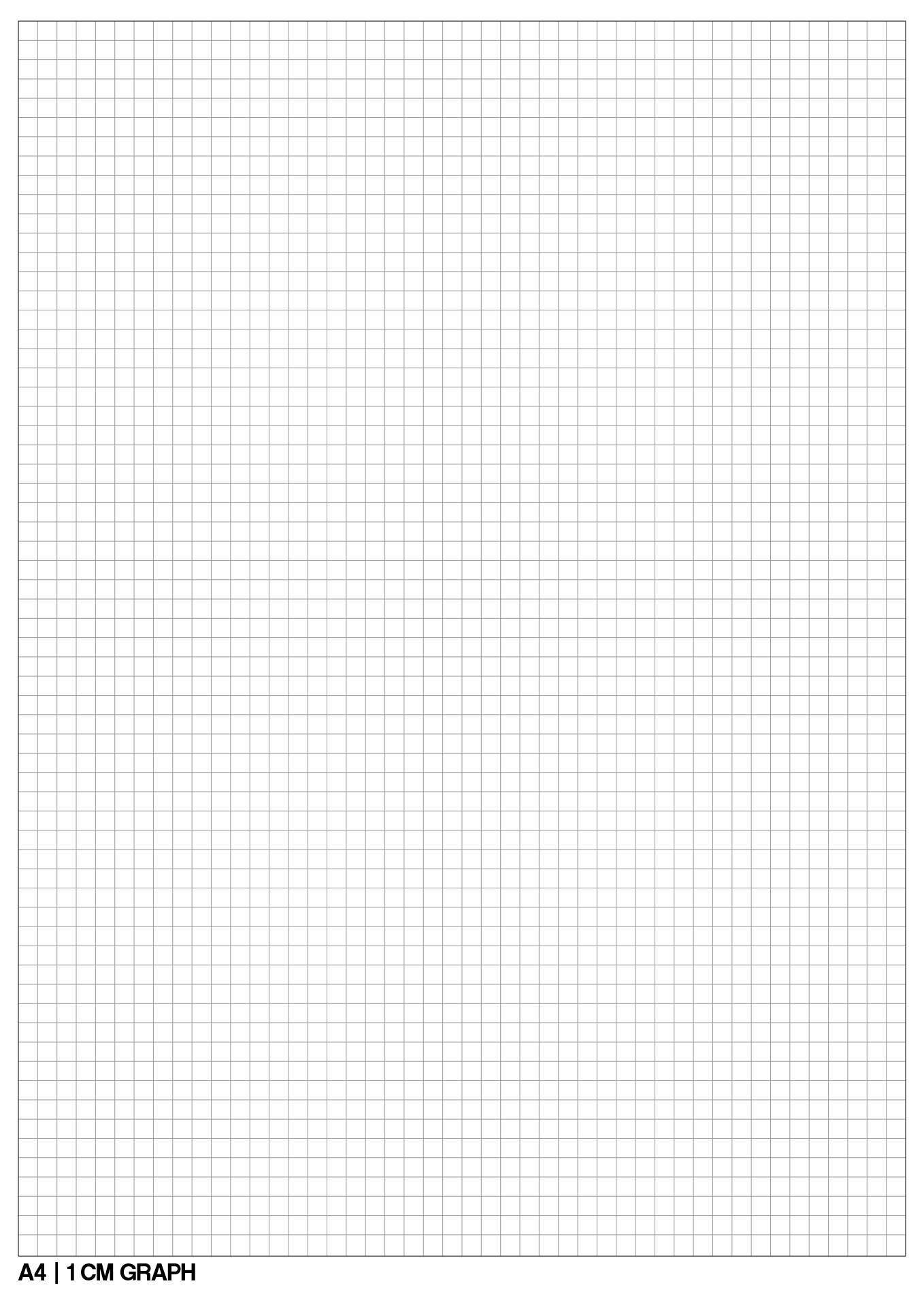 Printable Graph Paper 1Cm Image