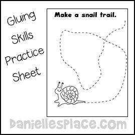 Snail Trail Activity Sheet Image