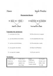 Spanish English Learning Worksheets Image