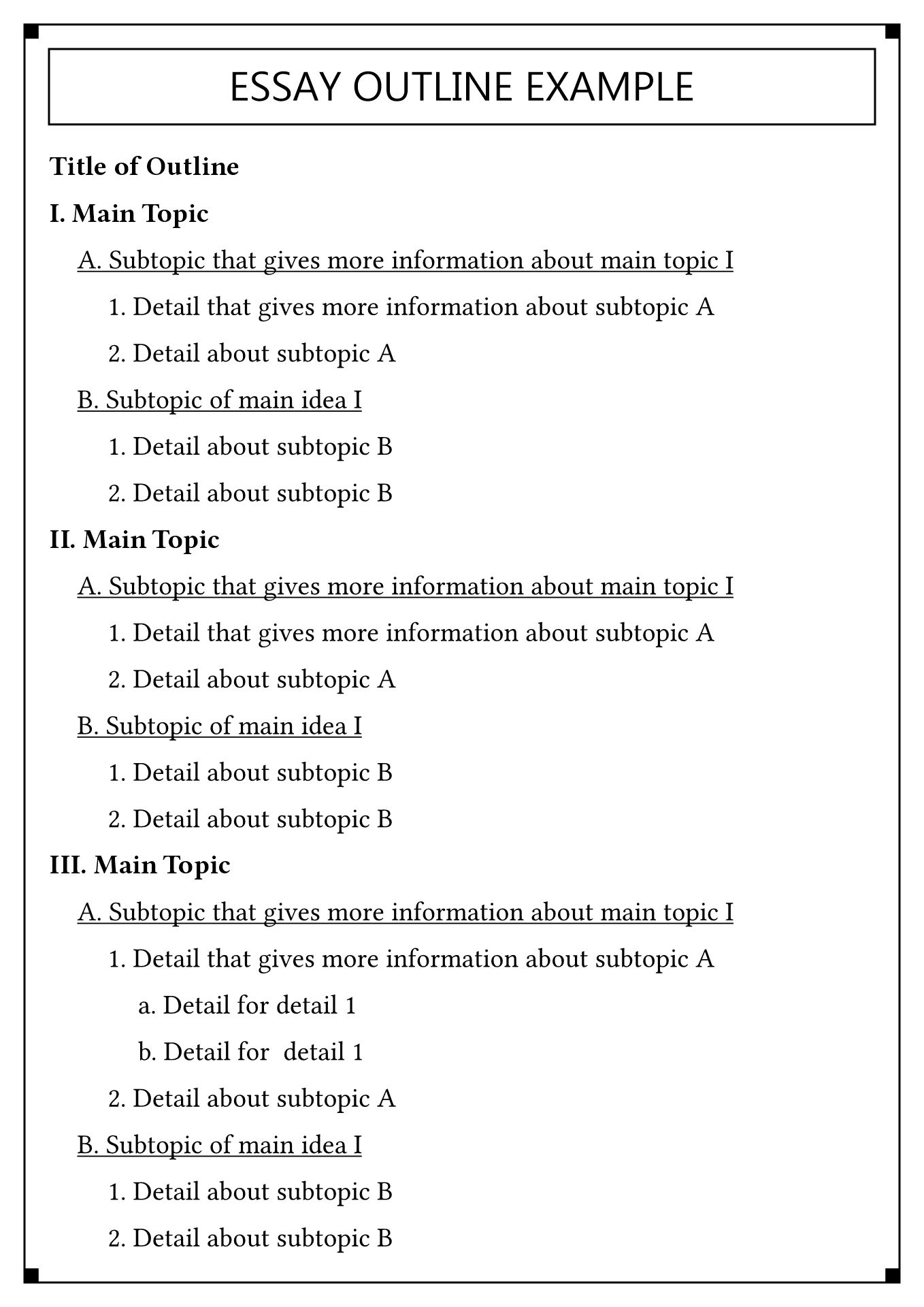 process essay outline examples