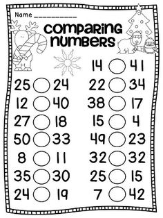 1st Grade Christmas Math Worksheets Image
