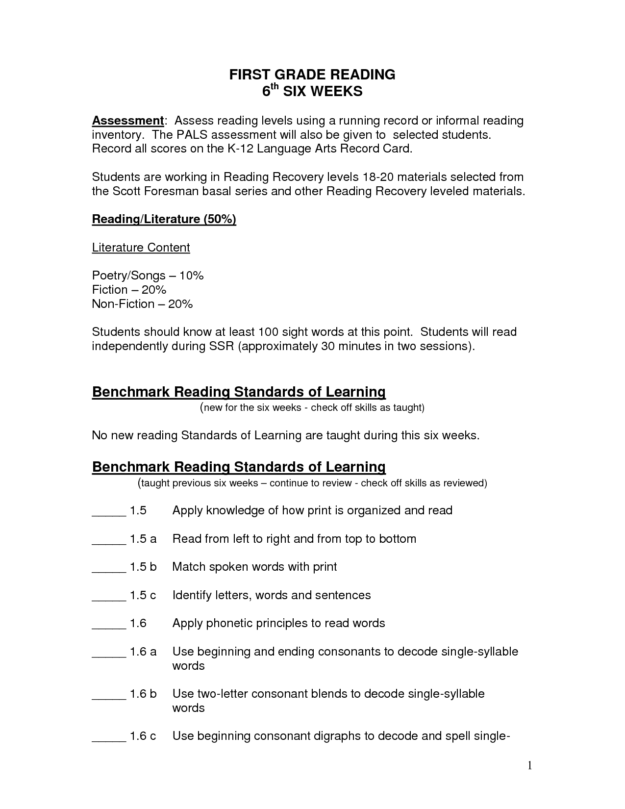 6th Grade Language Arts Worksheets Image
