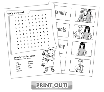 Family Printable Worksheets Image
