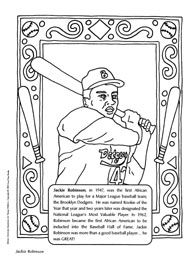 Famous African Americans Black History Coloring Pages Image
