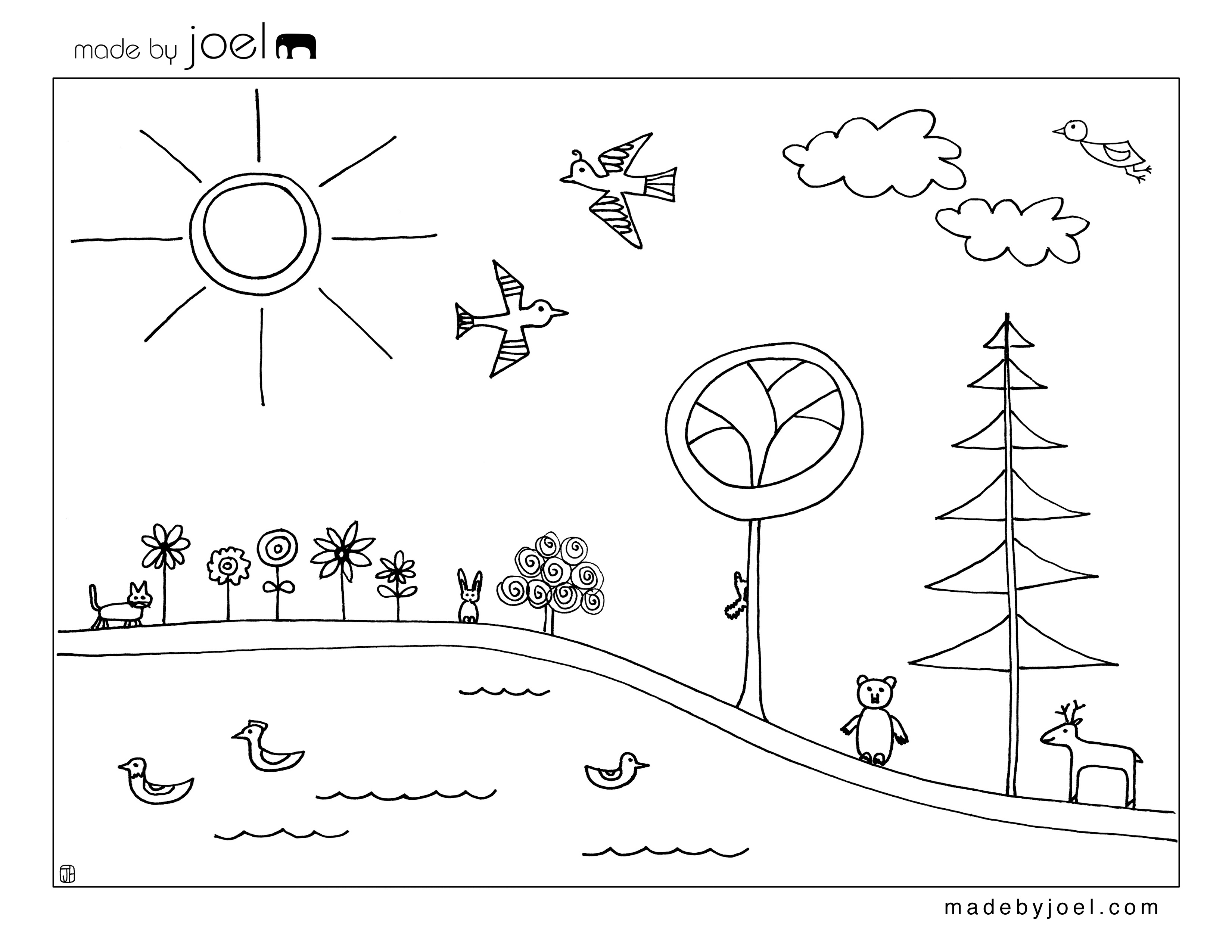 Free Printable Earth Day Coloring Sheets Image