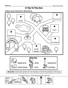 Kindergarten Worksheets Social Studies Maps Image