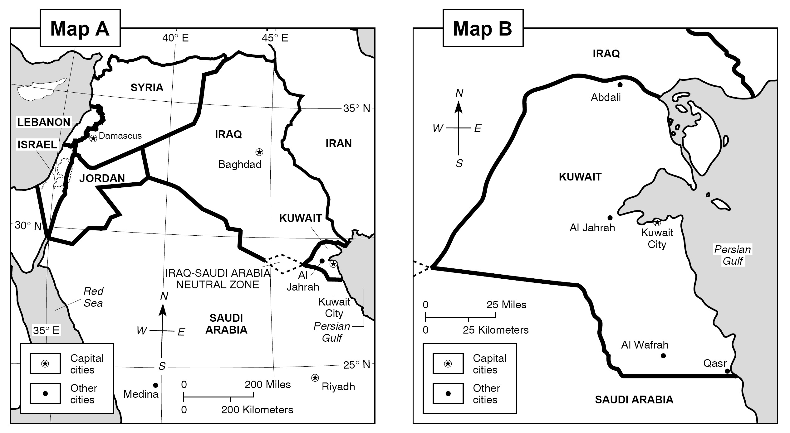 Map with Scale Worksheet Image