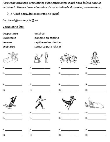 Spanish Reflexive Verbs Image