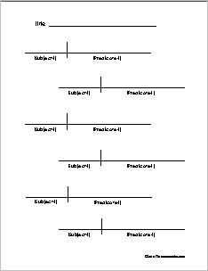 Subject and Predicate Worksheets 2nd Grade Image