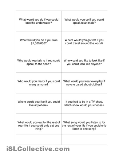 Adult ESL Conversation Worksheets Image