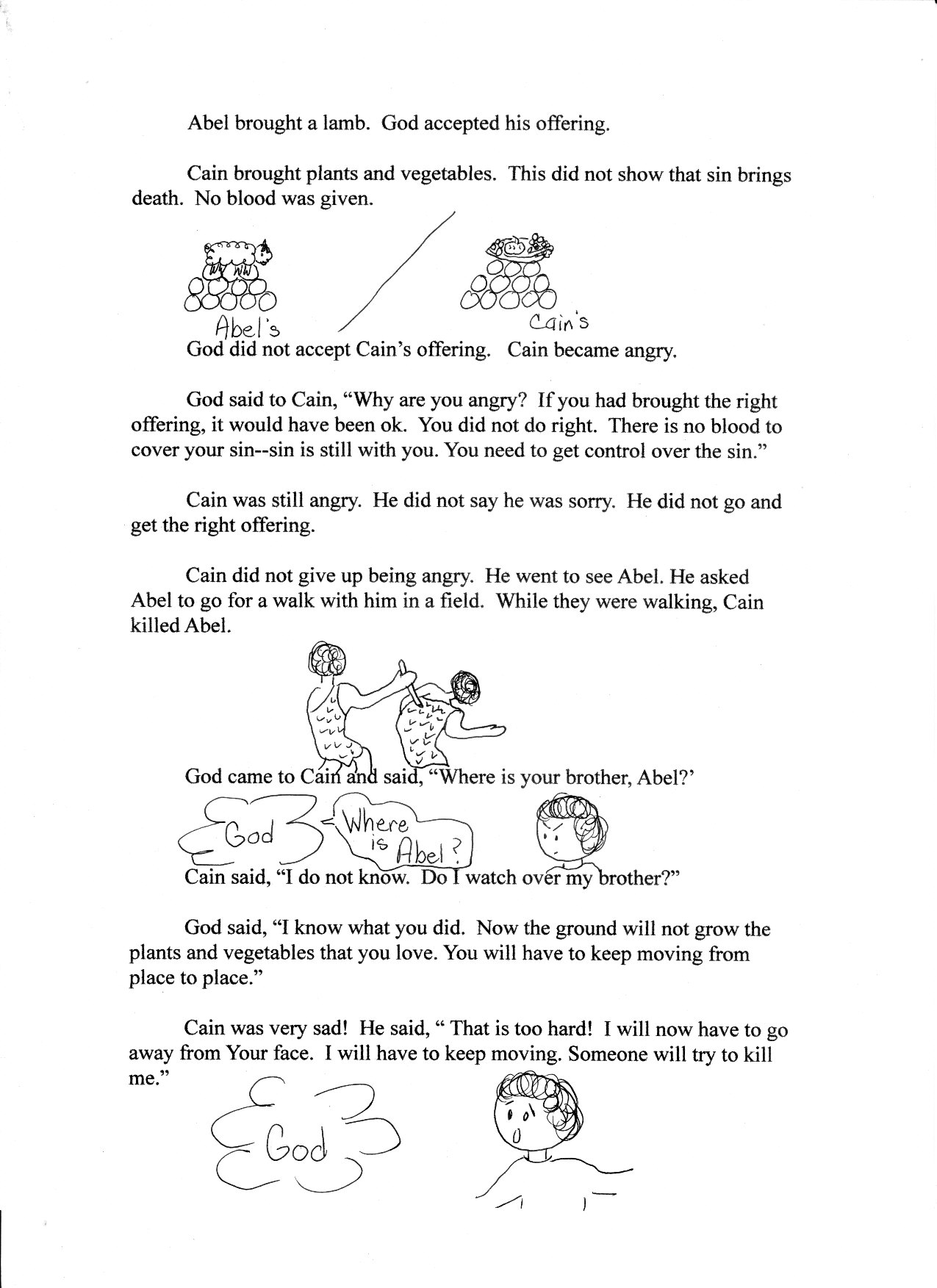 Bible Study Lesson Worksheet