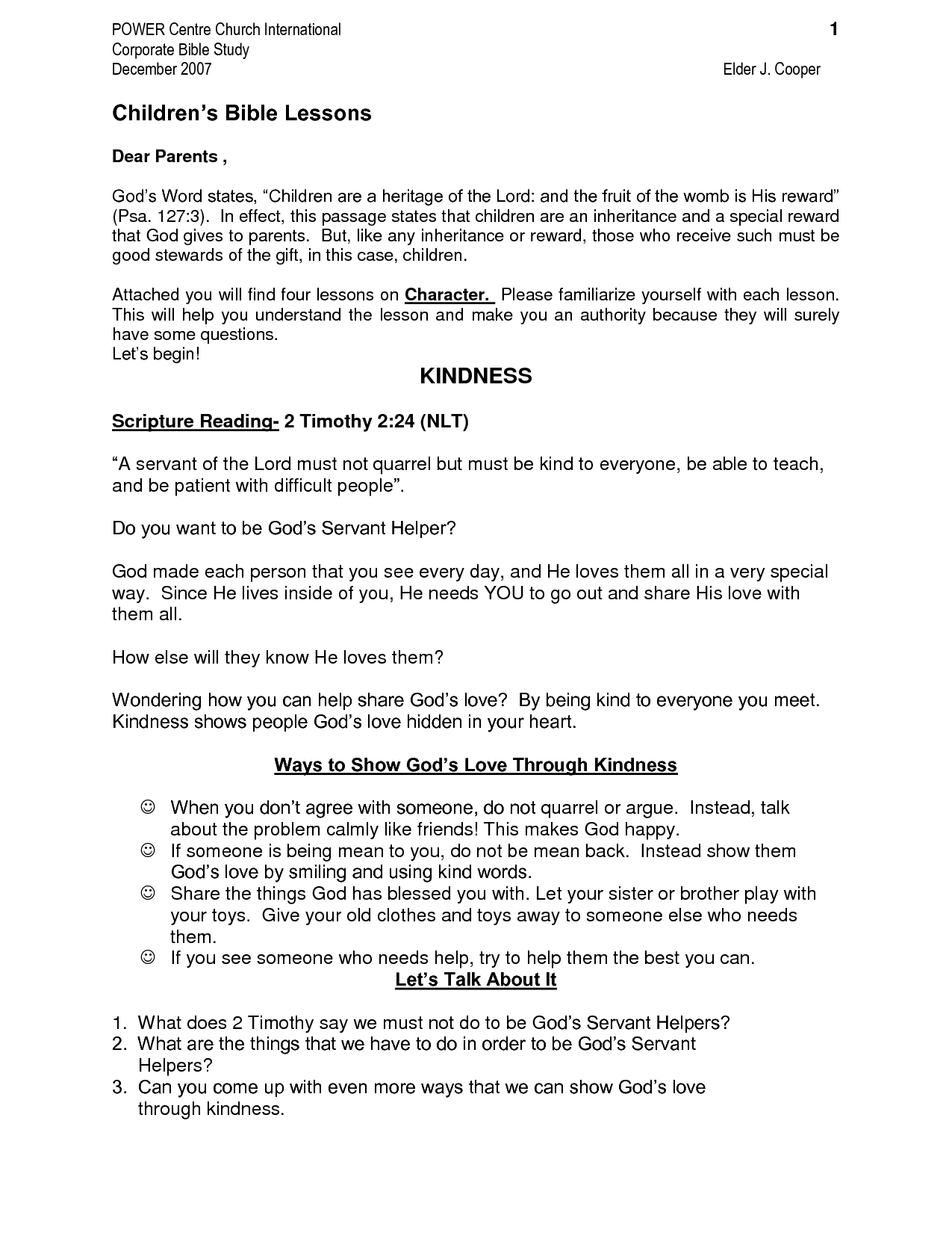 Free Printable Bible Study Lessons for Teens