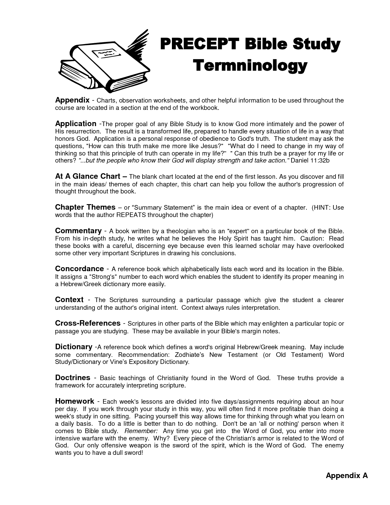 Free Printable Bible Study Worksheets