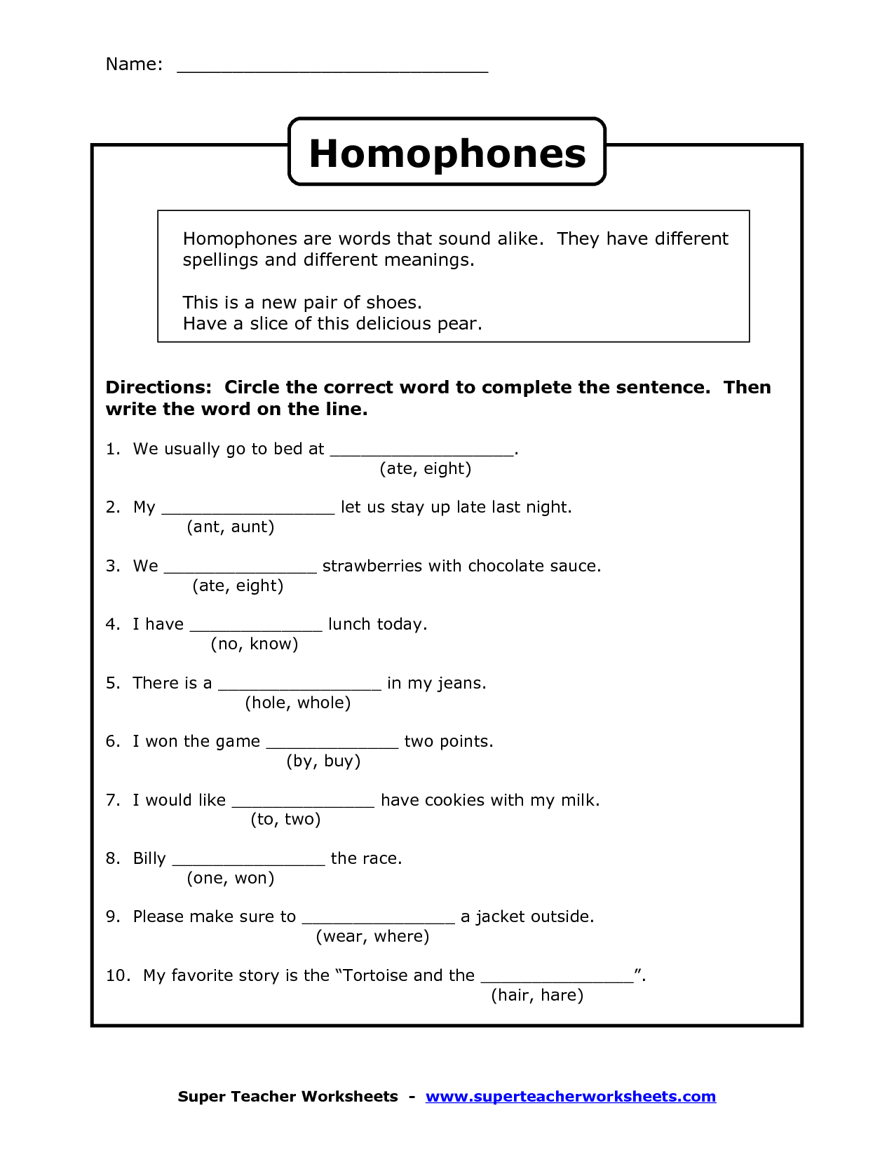14 EZ Reading Worksheets / worksheeto.com