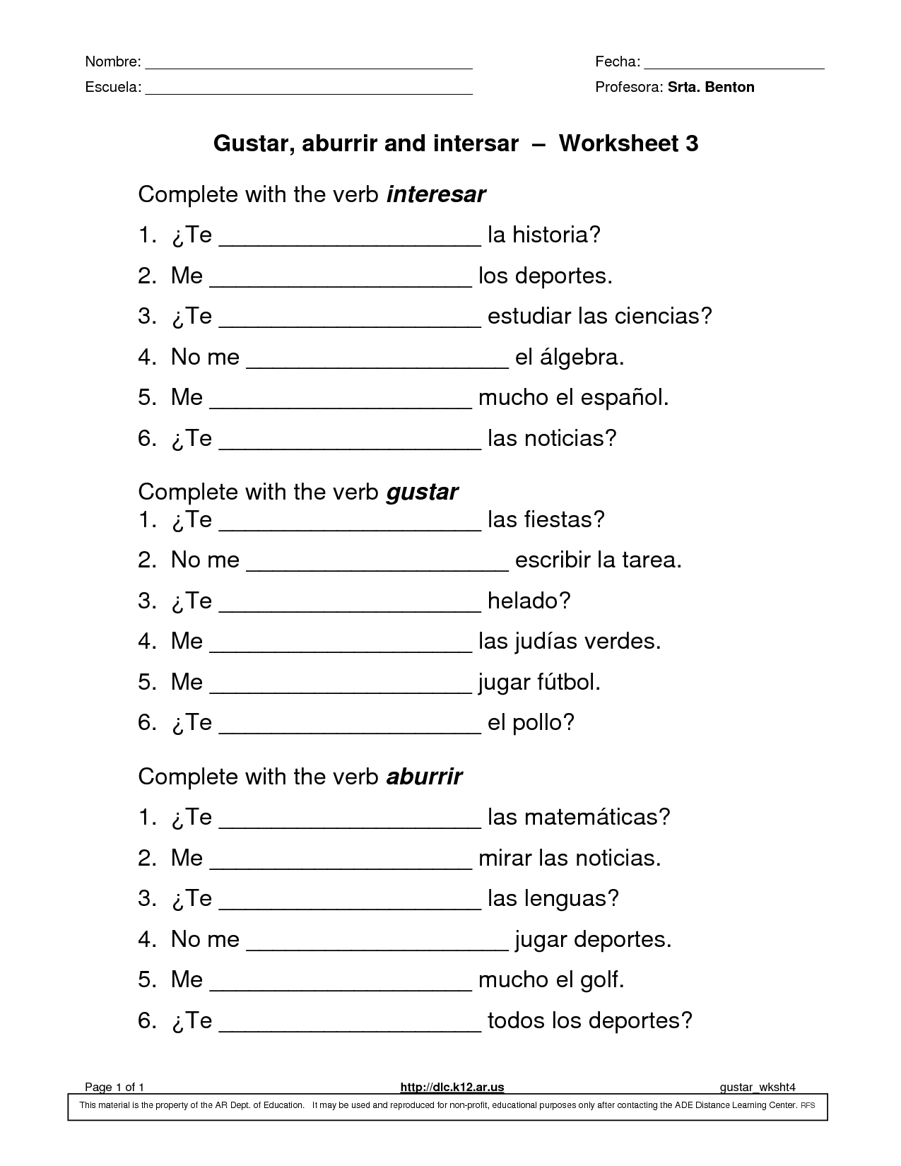17-verbs-like-gustar-worksheet-worksheeto