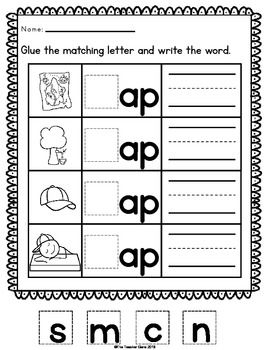 AP Word Family Worksheets Image