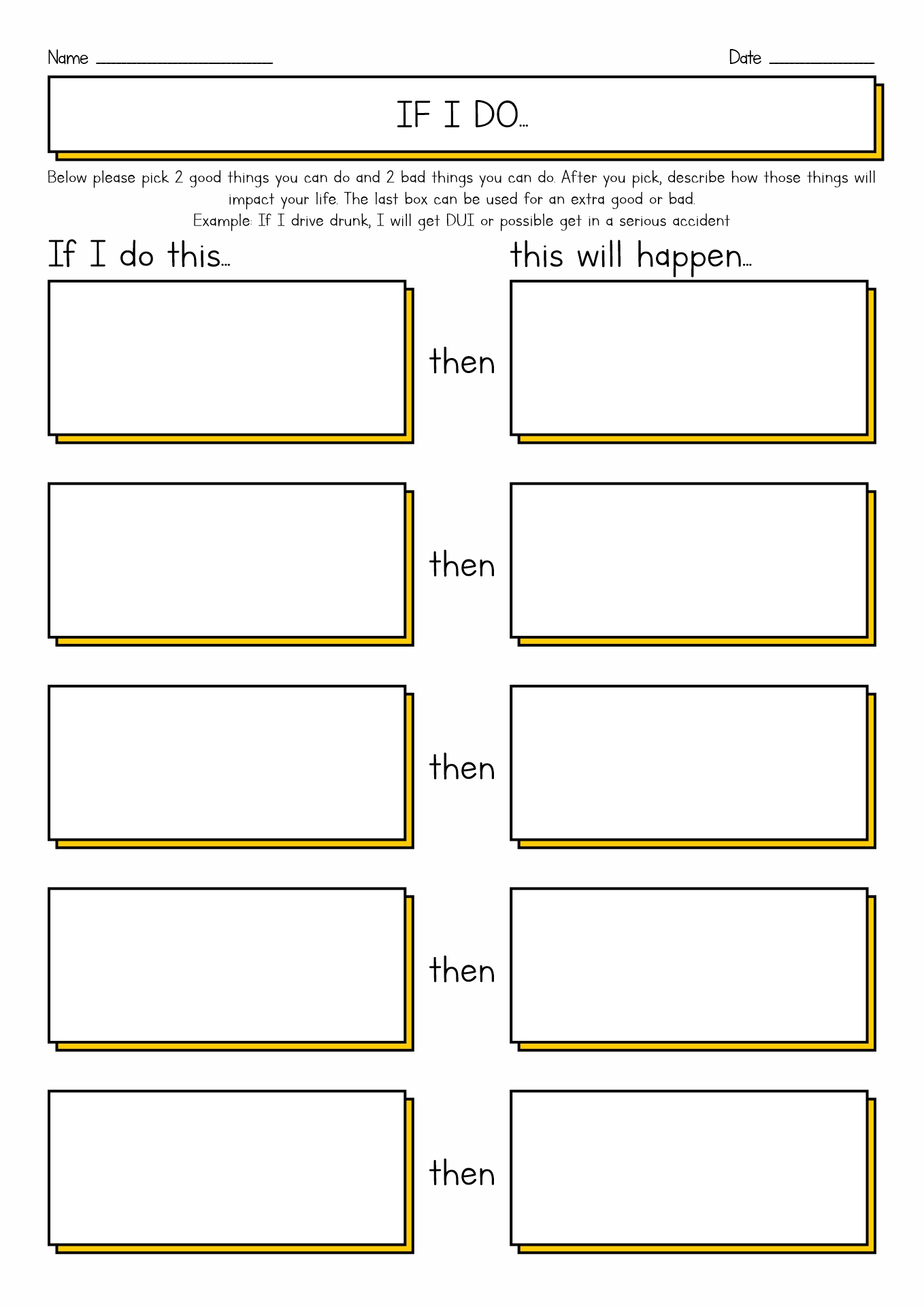 CBT Group Therapy Worksheets Image