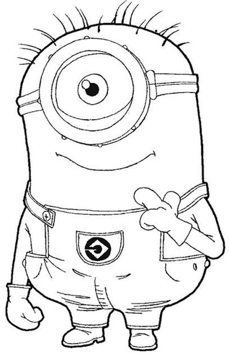 Despicable Me Minions Coloring Pages Image