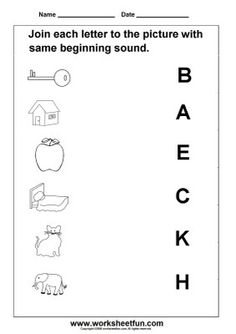 Free Printable Preschool Phonics Worksheets Image