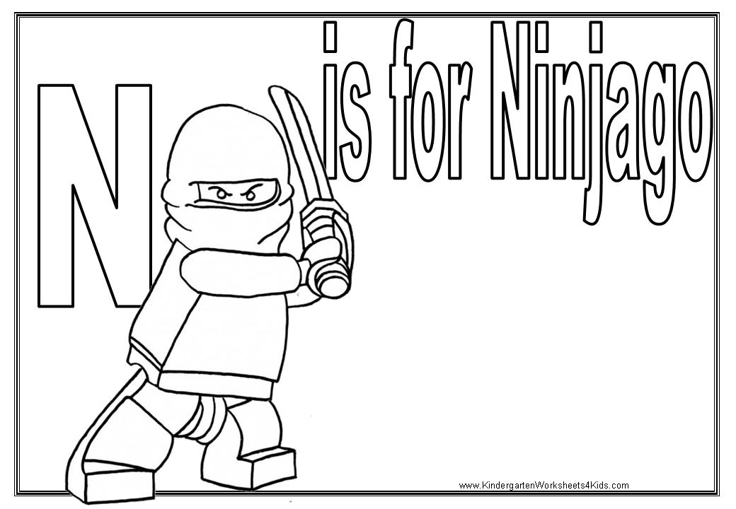 LEGO Ninjago Coloring Pages Image