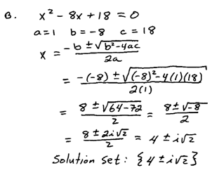 Quadratic Equation Completing the Square Image