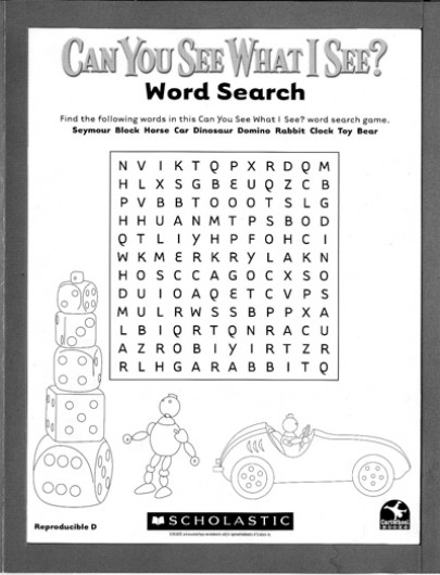 2nd Grade Word Searches Printable Image