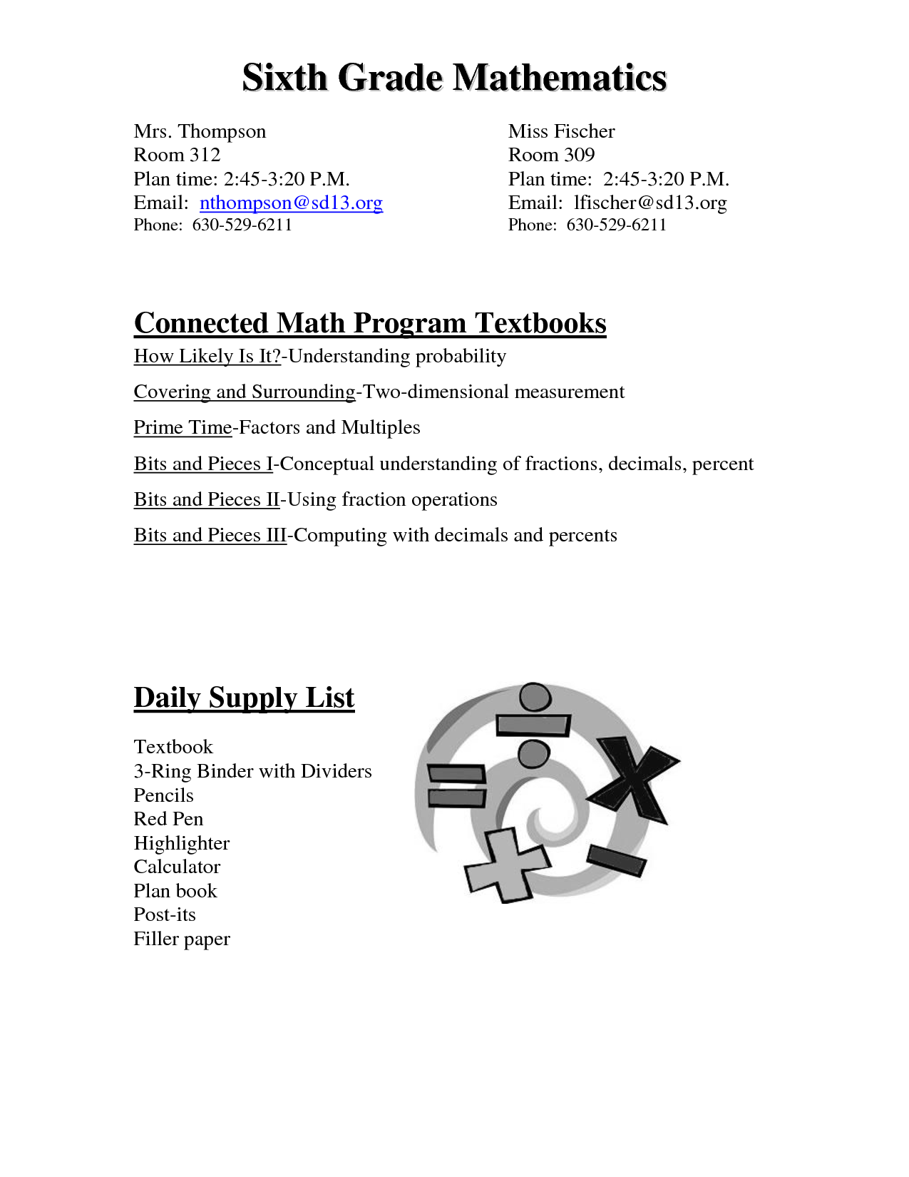 6th Grade Printable Worksheets Image