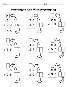 Addition with Regrouping Image