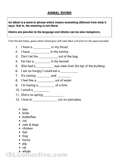 High School Printable Worksheets Image