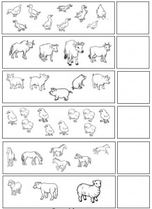 Preschool Printables Farm Animals Worksheets Image