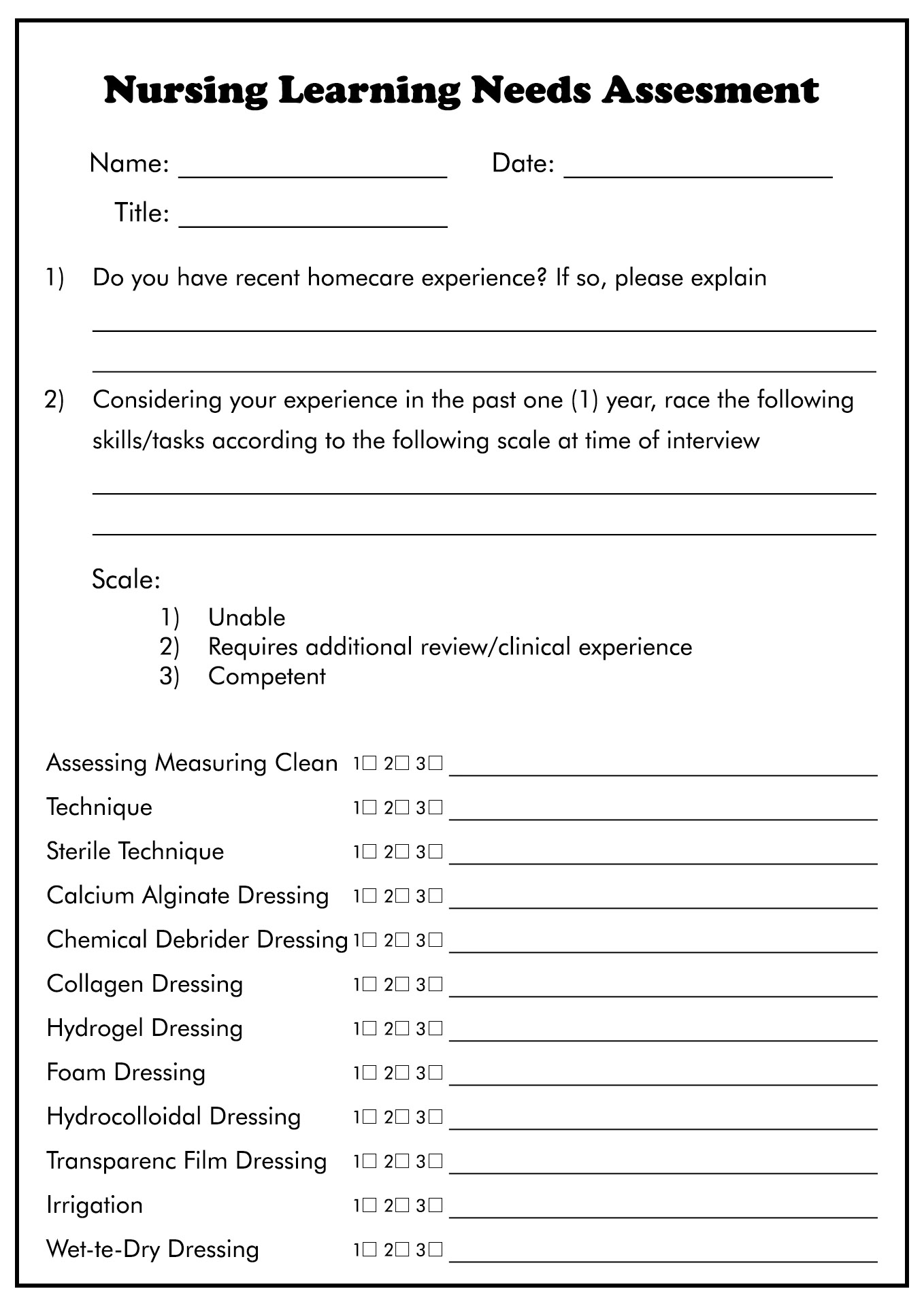Printable Nursing Assessment Cheat Sheet