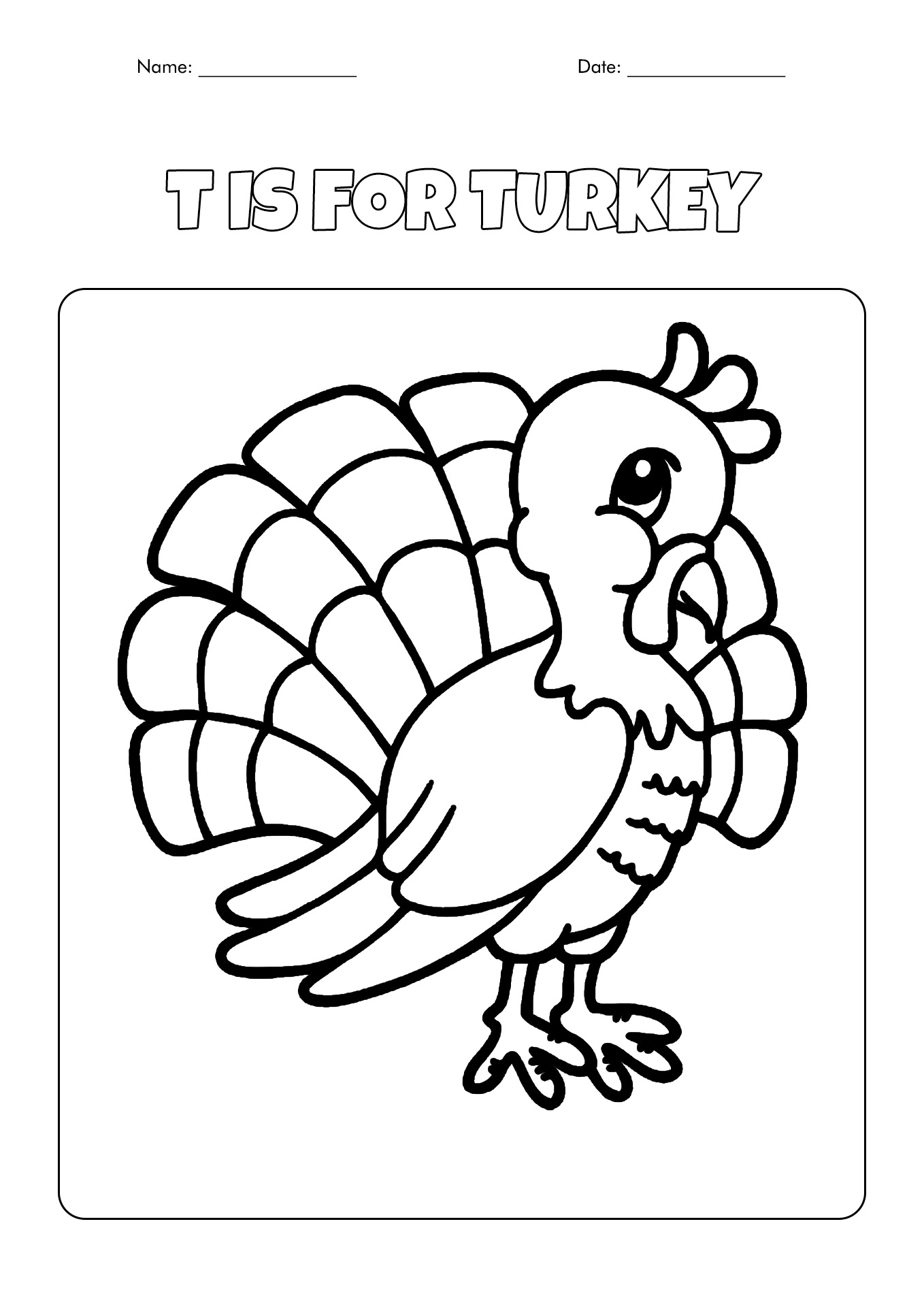 Turkey Hunting Coloring Pages