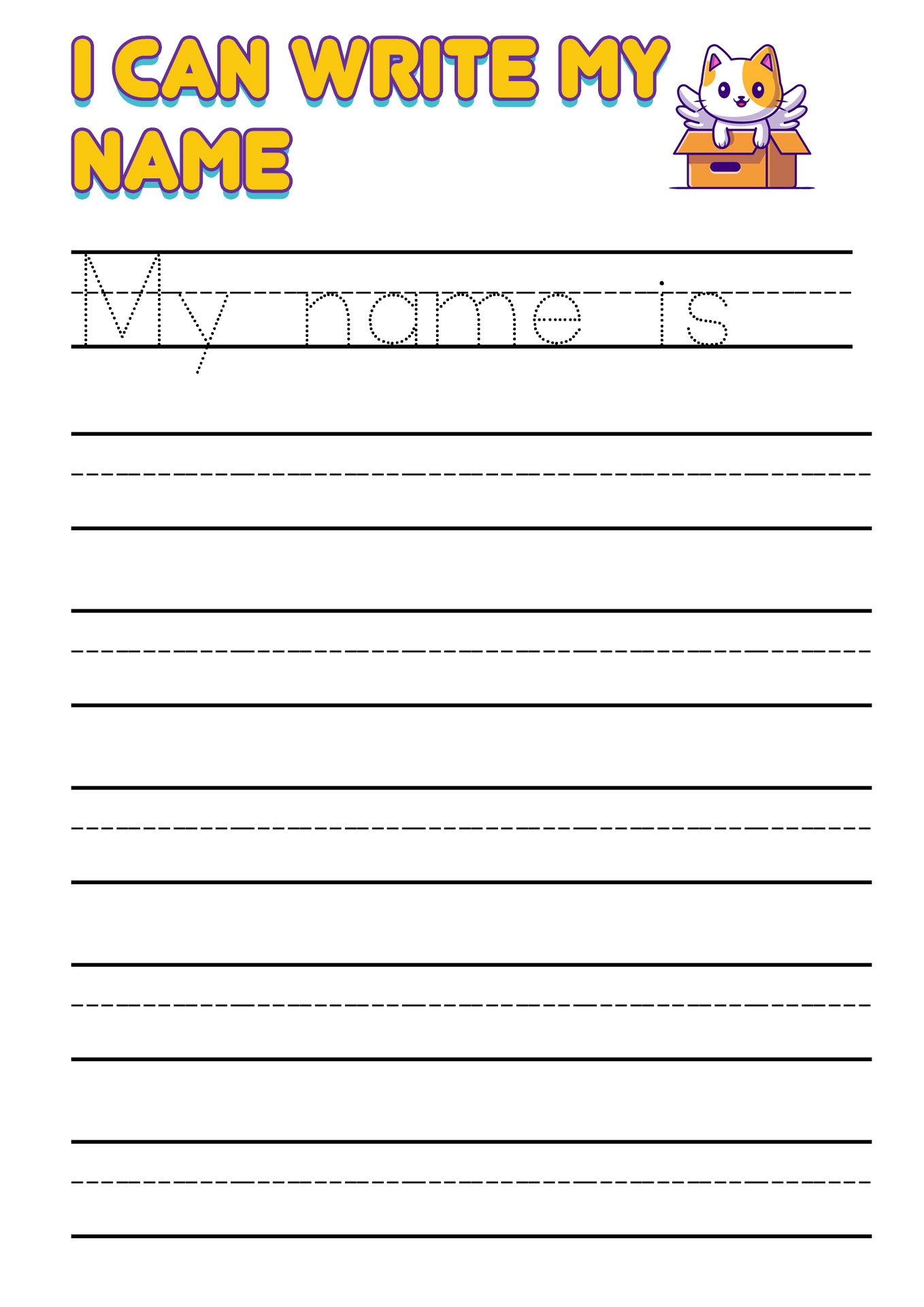 Write Your Name Worksheets Image