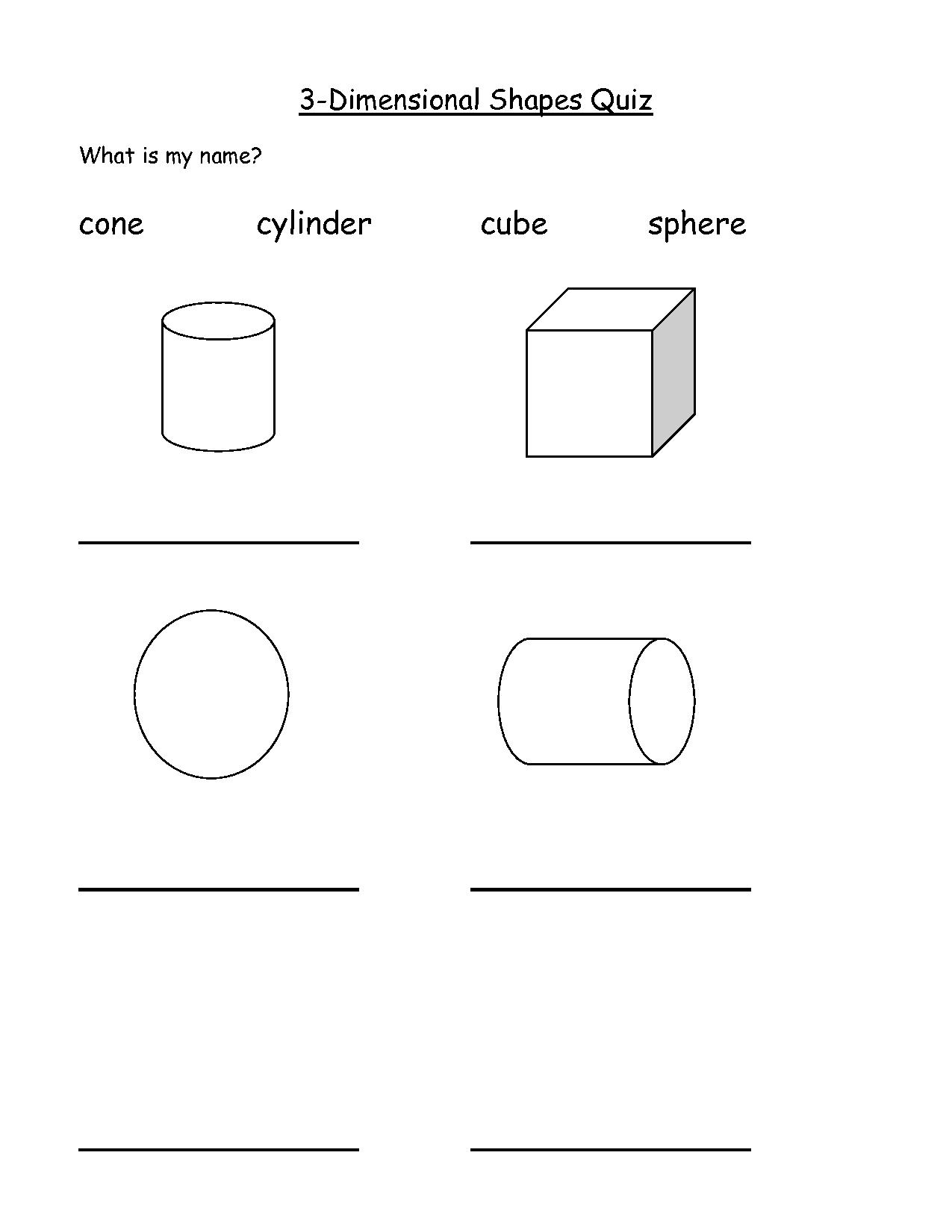 12 Two Dimensional Shapes Worksheets