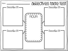 Adjective Activities for First Grade