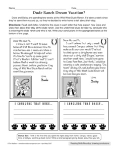 Drawing Conclusions Reading Worksheets Image