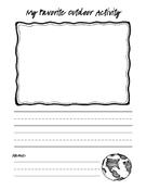Earth Day Writing Worksheets Image