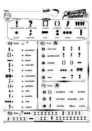 Grammar and Punctuation Worksheets Image