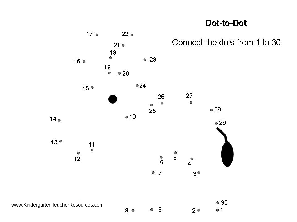 Kindergarten Dot to Dot Alphabet Worksheets Image