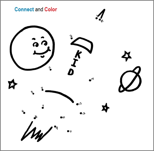 Preschool Dot to Dot Worksheets Numbers Image