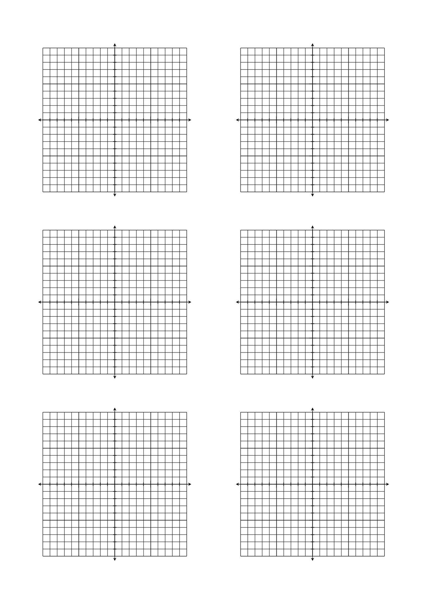 Printable Coordinate Graph Paper