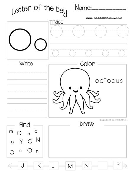 Printable Letter Worksheets